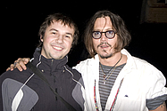 Miro Remo and Johnny Depp on the Kustendorf 2010 film festival
